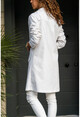 Kadın Beyaz Yakası Garnili Boyfriend Ceket GK-BSTN2796