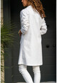 Womens White Collar Garnish Boyfriend Jacket GK-BSTN2796