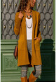 Womens Camel Double Pocket Cardigan GK-CCK74000