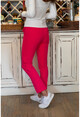 Womens Fuchsia Pocket Pile Cuffed Trousers BST2096