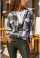 Womens Khaki Lumberjack Thick Jacket Shirt GK-AYN1799