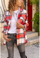 Womens Red Lumberjack Thick Jacket Shirt GK-AYN1799