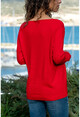 Women Coral V Neck Soft Textured Basic Kaza GK-CCKN13037