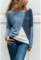 Womens Multi Color Block Sweater GK-CCKYN1002