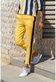 Womens Yellow Side Stripe Pencil Pants BST2209