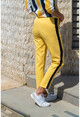 Kadın Sarı Yanı Şeritli Kalem Pantolon BST2209