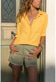 Yellow Dobby Double Pocket Shirt GK-AYN1222