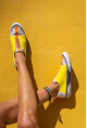 Guki35 Kadın Sarı Günlük Rahat Vegan Dance Sneaker Gk-Rigel020