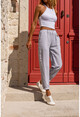 Womens Lilac Double Leg Striped Textured Trousers Bst3277