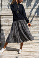 Womens Black Underpants Overskirt Sweatshirt Dress GK-TD2015