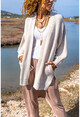 Womens Stone Pocket Loose Cardigan GK-CCK4321